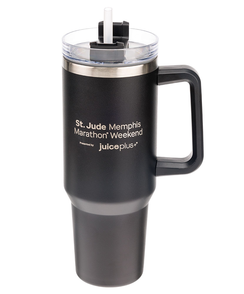 SJMM 40oz Double Wall Travel Mug with Handle - Black